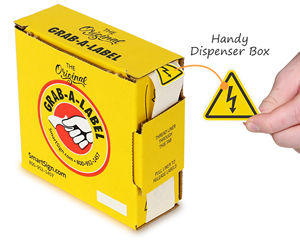 2x Danger High Voltage Electric Warning Safety Label Sign Decal Sticker F JE 