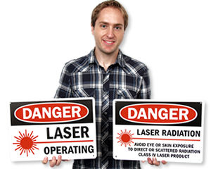 Laser Warning Signs