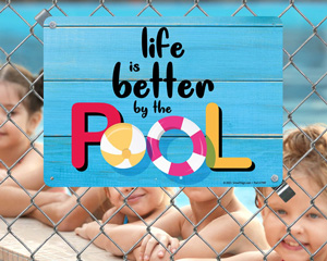 Novelty Pool Signs