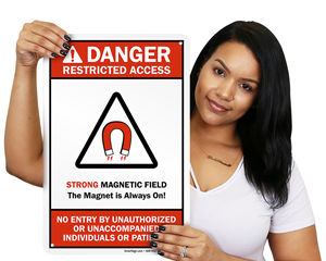Magnetic Field Safety Labels