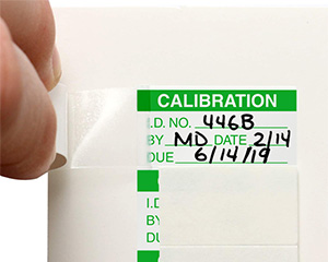 Calibration Label