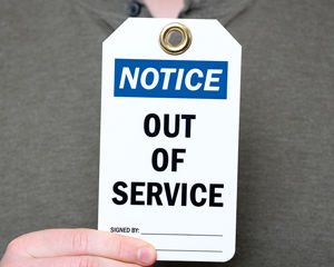 Out of Service Tags