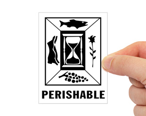 Perishable Live Plants Label