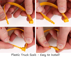 Plastic Truck Seal Evident Seal