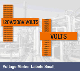 Voltage Marker Labels, Small