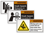 Crush Hazard Labels