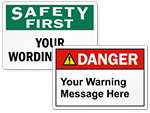 Custom Safety Labels