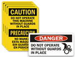 Looking for Machine Guarding Labels?