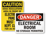 Electrical Panel Signs