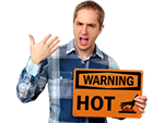 Hot Warning Labels