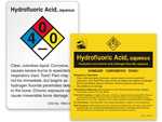 Hydrofluoric Acid Labels