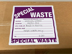 Special Waste Labels