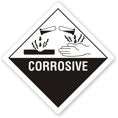 Corrosive Labels