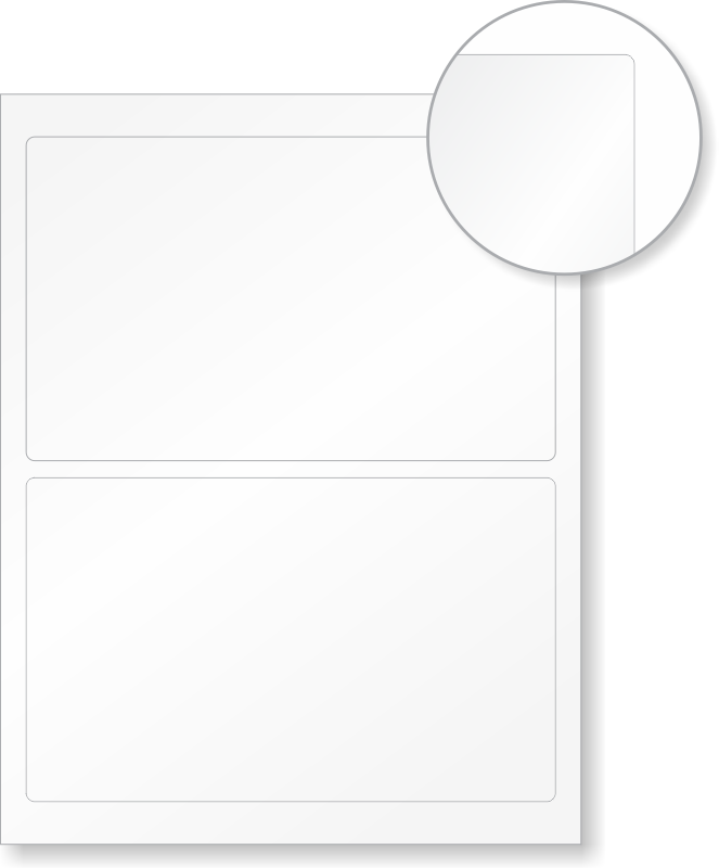 Blank Laser Printable Label Sheets 475in X 775in Labels Sku Lzr 