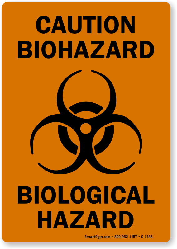 Biological Hazard Stickers