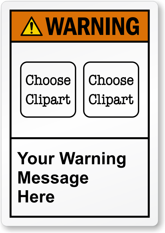 thumbnail image 2 of Custom Warning Labels – 4.5 X 2 – Choose Your Own Text & Design – Buy 1 Get 1 Free! 2 of 4