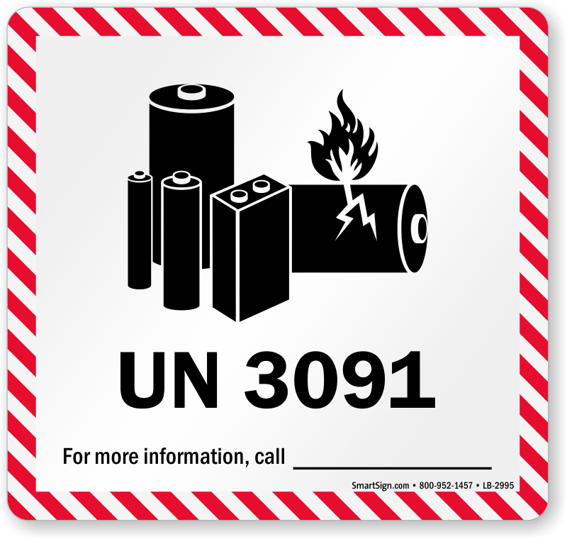Ups Lithium Battery Label Printable Printable World Holiday