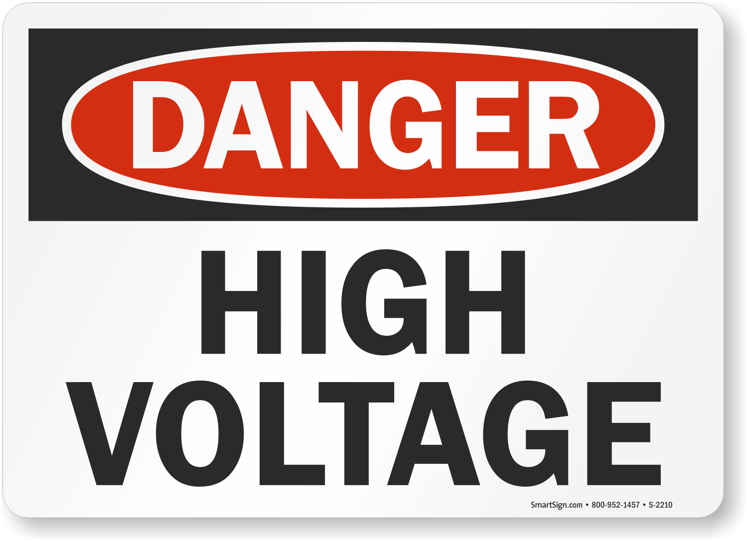 High Voltage Labels ⚡ Danger High Voltage Stickers