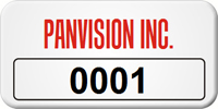 Asset Label, Company Name with Numbering