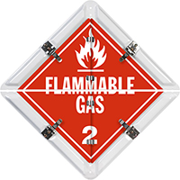 8 Legend Flip n Lock™ Split Placard (white) Set