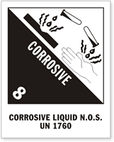 UN 1760 Corrosive Liquid n.o.s.