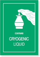 Cryogenic Liquid Label