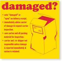 Damaged or Open Label