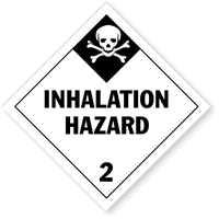 Inhalation Hazard Class 2 Label