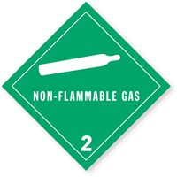 Non-Flammable Gas Label