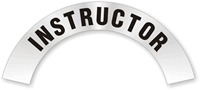 Rocker Hard Hat Decals