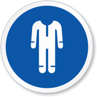 Wear Protective Clothing ISO Sign