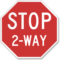 24 in. x 24 in. Reflective Aluminum Sign