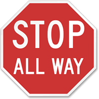 Stop  Reflective Aluminum STOP Sign