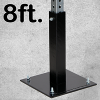 FlexBoss Asphalt & Concrete Sign Post 8 Ft Tall