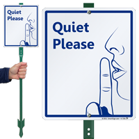 with Graphic Sign