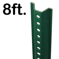 Standard U Channel Sign Post  8' tall