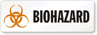 Bio-Hazard (With Symbol) Label