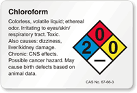 Fuel Oil NFPA Chemical Hazard Label