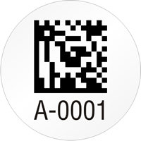 Circular 2D Custom Template  Barcode