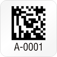 Square 2D Custom Template  Barcode