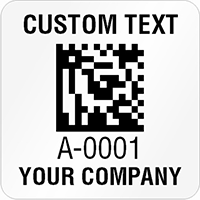 Square 2D Custom Template  Barcode