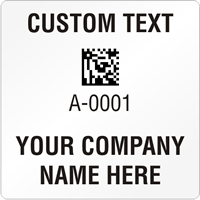 Square 2D Custom Template  Barcode