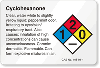 Chromic Acid NFPA Chemical Hazard Label