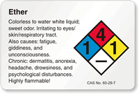 Cumene NFPA Chemical Hazard Label