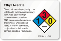 Cyanide NFPA Chemical Hazard Label