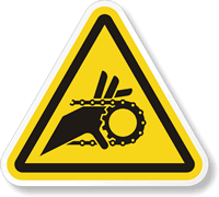 Hand Entanglement / Chain Drive (Symbol) Label