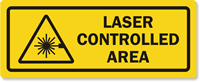 Laser Controlled Area with Triangle