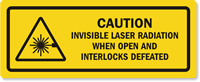Invisible Laser Radiation When Open Interlocks Defeated