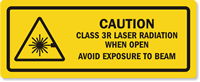 Laser Radiation Avoid Exposure To Beam Label