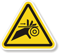 Pinch Point/Hand Entanglement Hazard Symbol